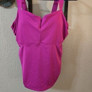 Athleta  - Hot Pink - UNDERWIRE TANKINI - size 36D/DD
